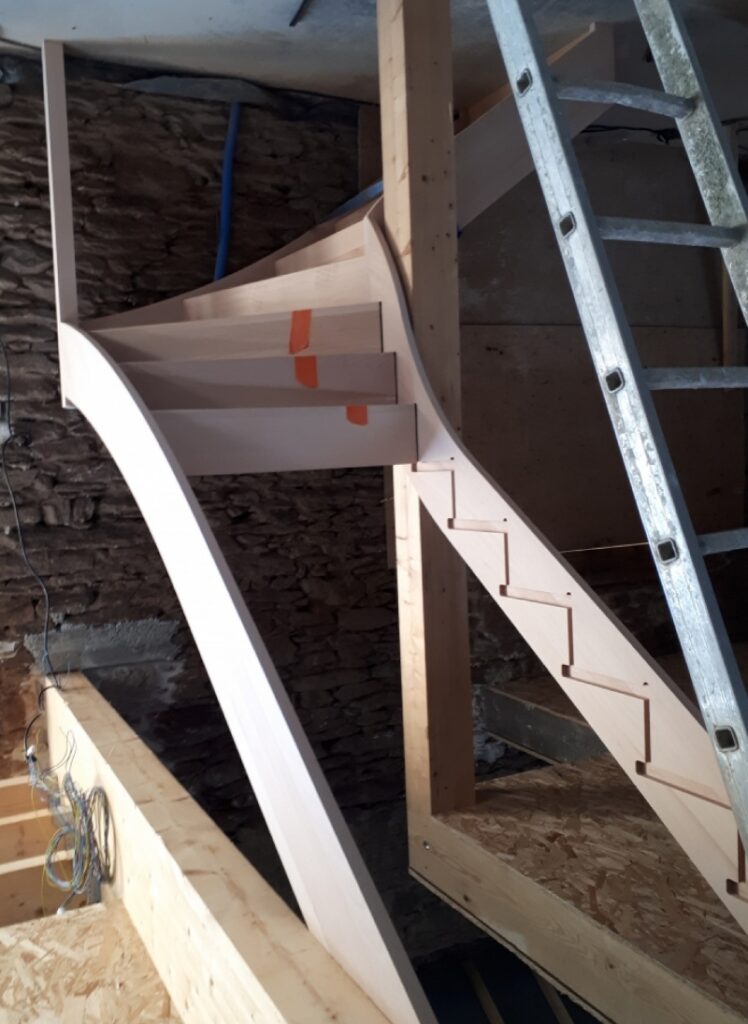 Fabrication Et Pose Descalier A Rennes 1089 L